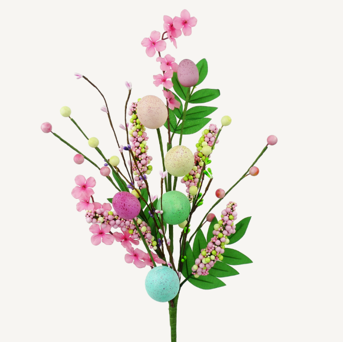 Egg Berry Peach Blossom Spray 62710SP27