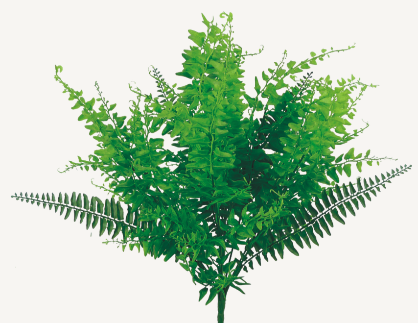 Plastic Grass Bush 13353GN