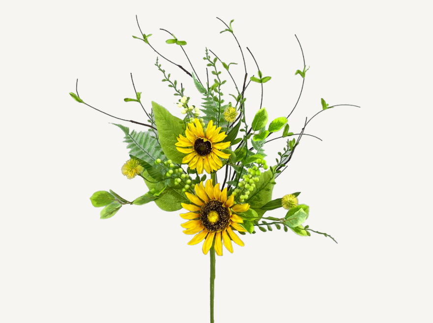 Sunflower Lvs Spray H28 63053SP28