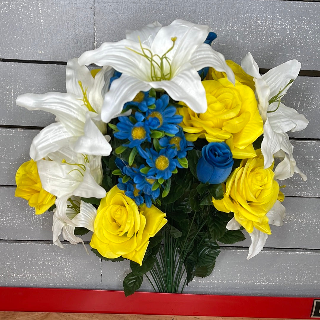 LILIUM ROSE MIXED BUSH 80359A-YELBL