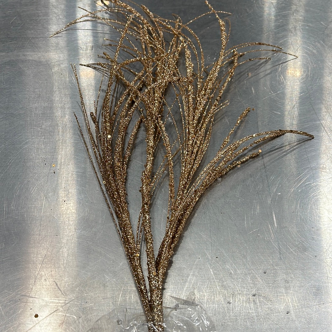 Glitter Wispy Spray Rose Gold 41345