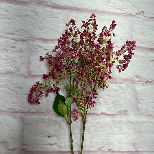 STICKY LAUREL SPRAY 34" MAROON 6031-MAR