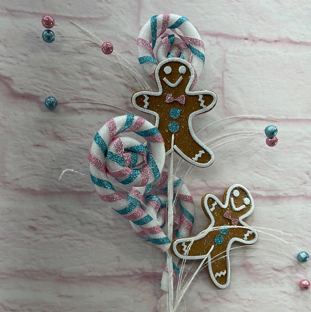 Gingerbread Man Spray 63577-MULTI