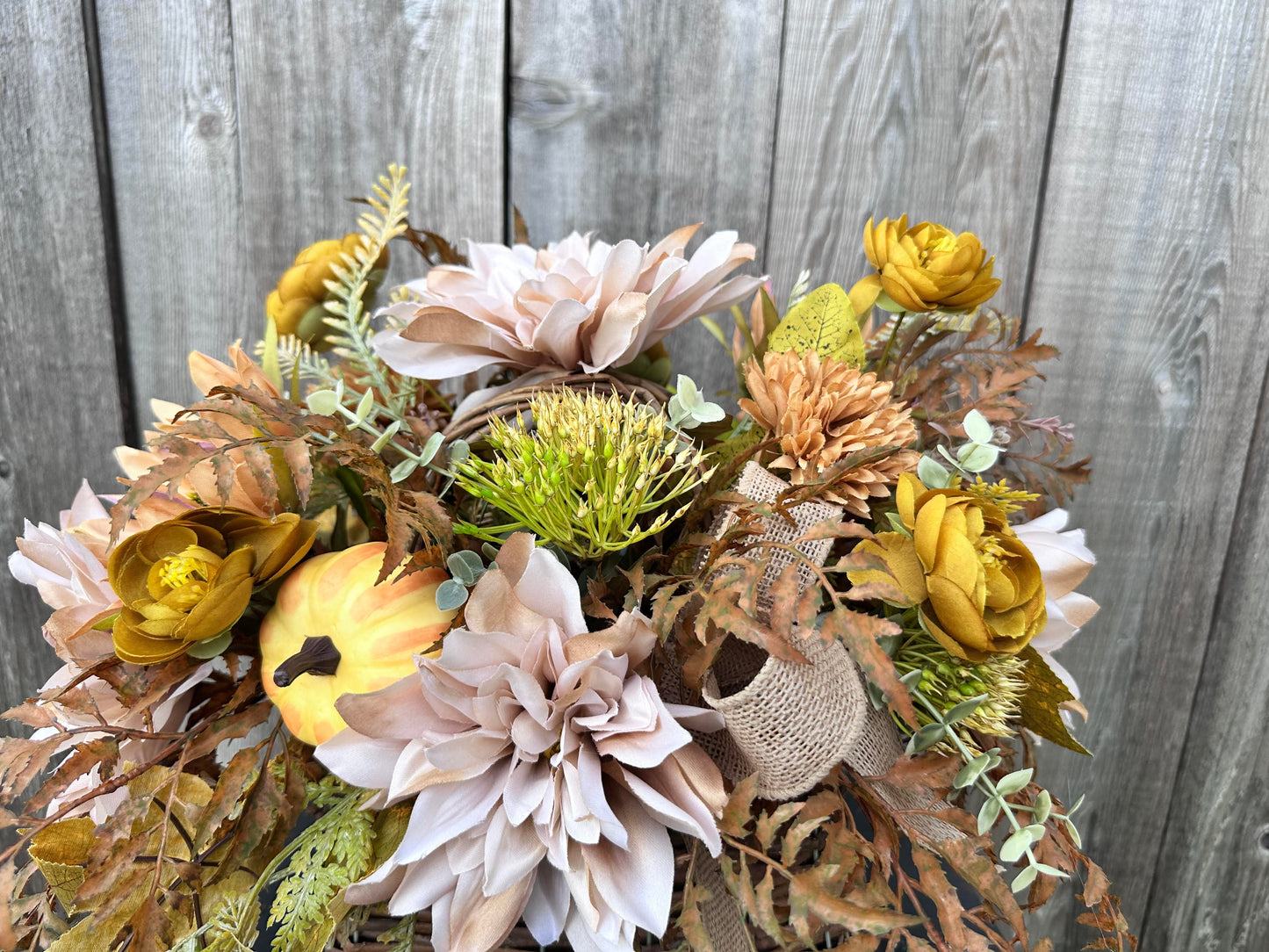 WOVEN PURSE FALL CENTERPIECE
