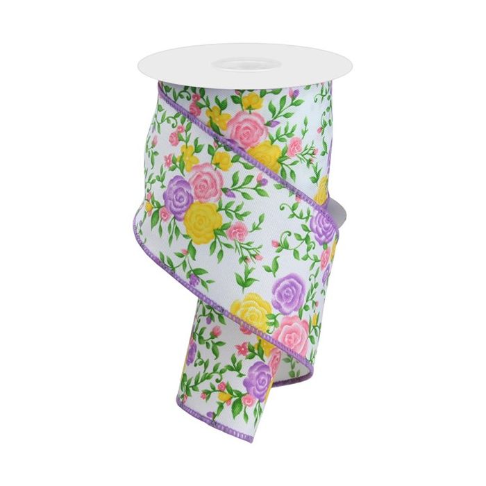 2.5"X10Yd Mini Roses RGE1180M6