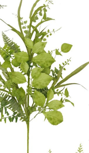 PLASTIC MIXED FERN SPRAY 61639