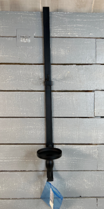 ADJUSTABLE OVER-DOOR WREATH HANGER WITH CANDLE HOLDER