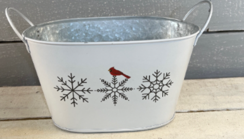 BUCKET SNOWFLAKE CARDINAL 8.5 R8582