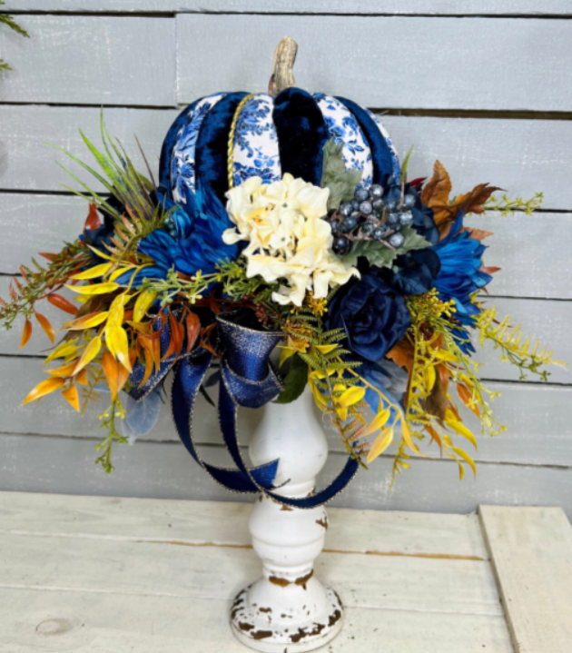 Fall Pumpkin Centerpiece