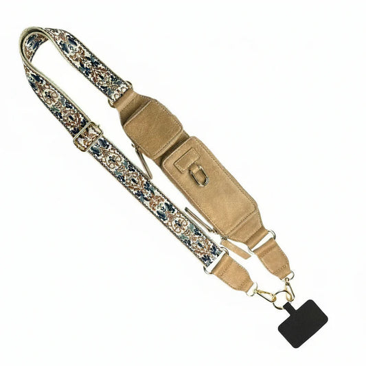 ZIP & CLIP RFID STRAP- CAPPUCCINO   CG-1055ZC