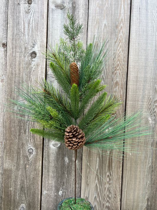 MIXED PINE PINECONE  30in   85166