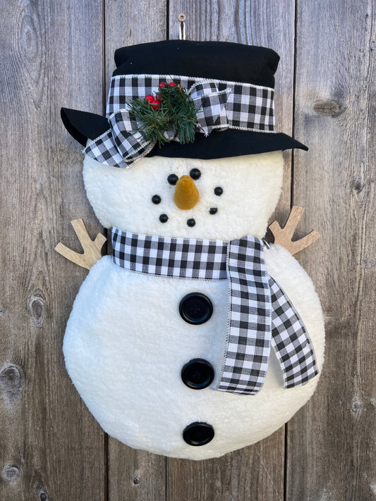 Fabric Snowman Door Decor    TF00800