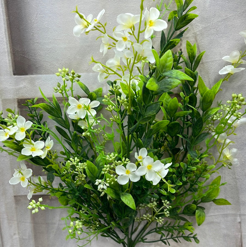 MINI FLOWER LEAF BUSH 32025WT Jam Designs and Supplies