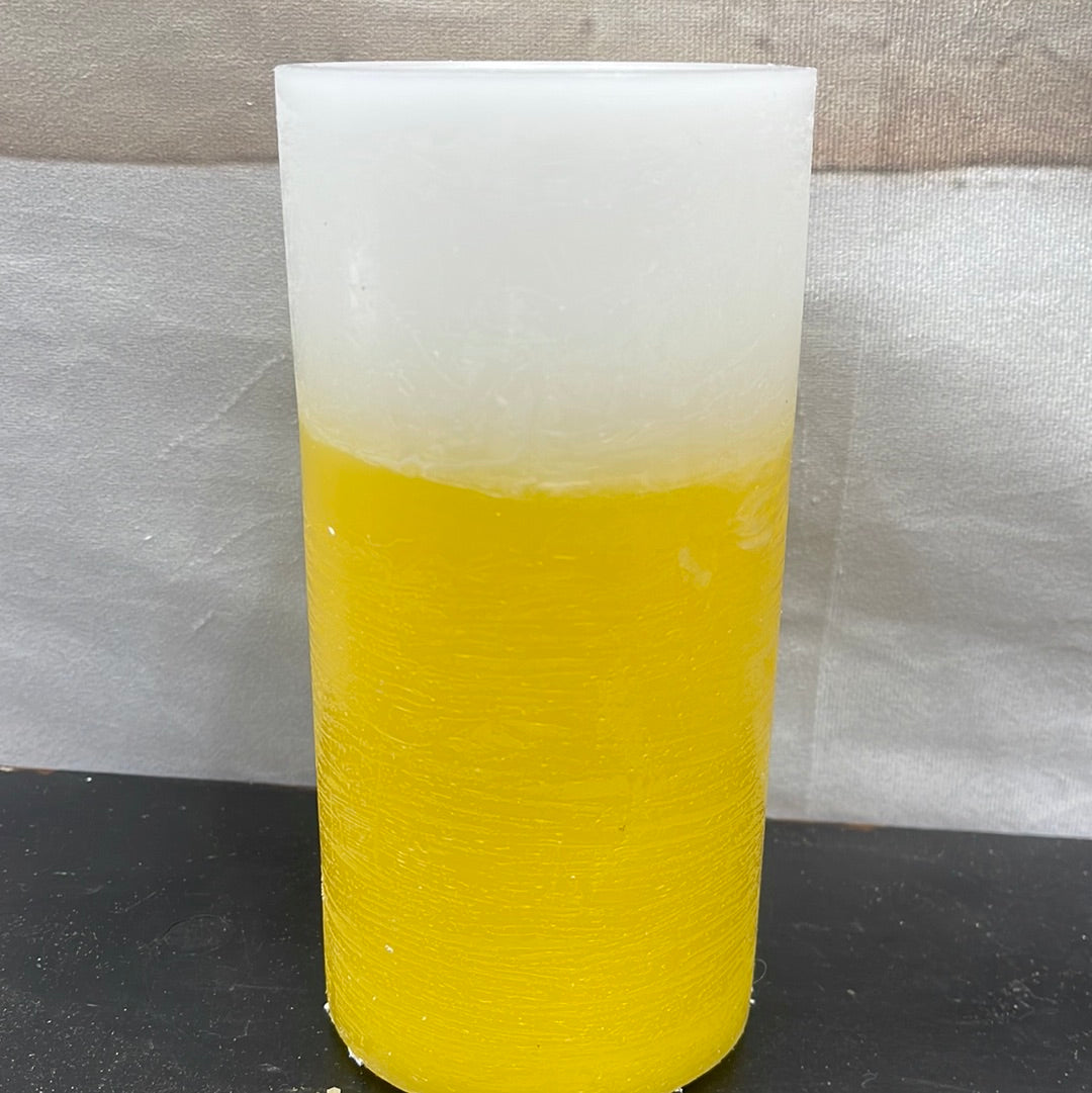 Ombre Water Wick Candle w/Remote,  NE0344Y