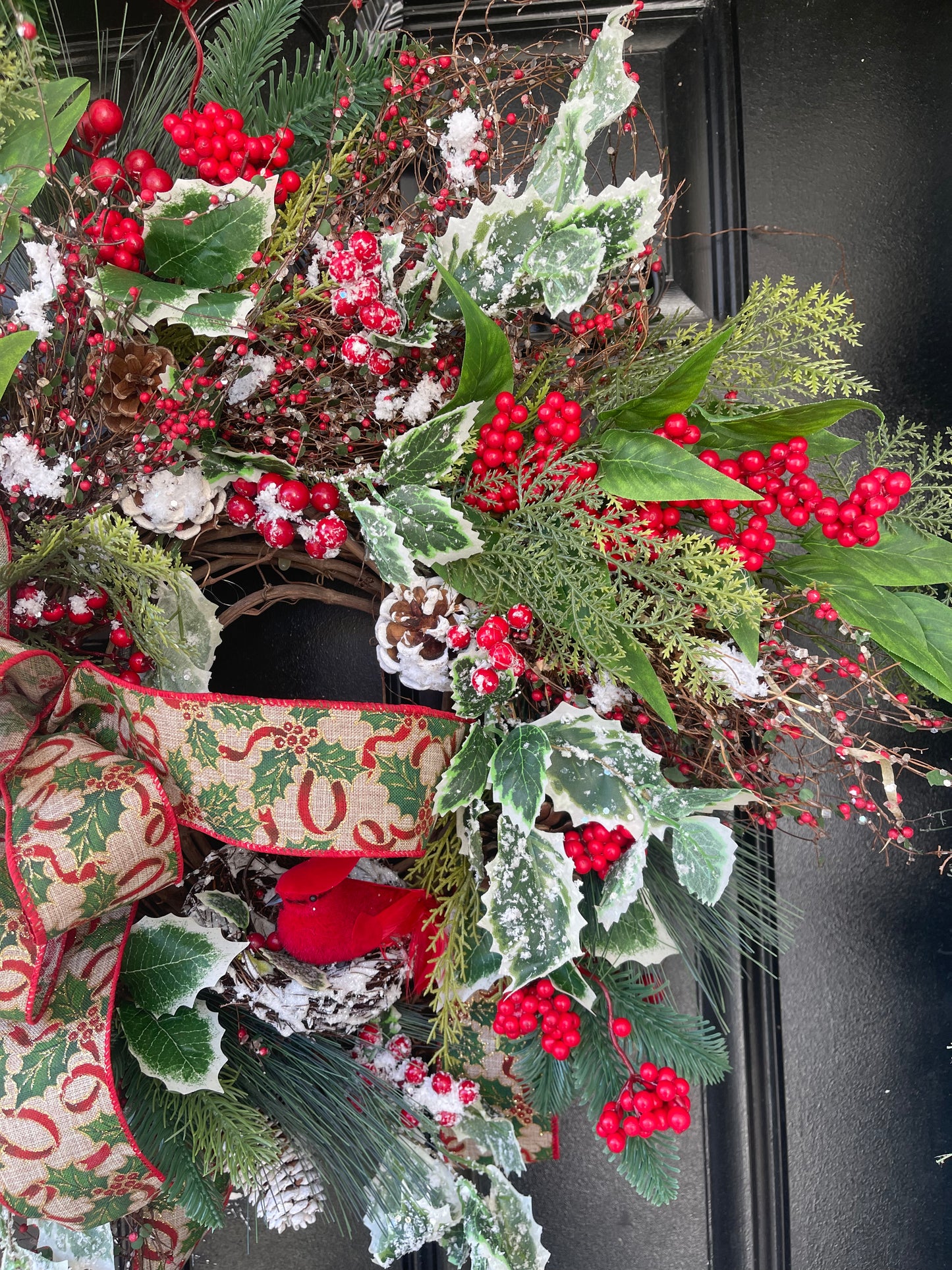 Grapevine Winter Wreath