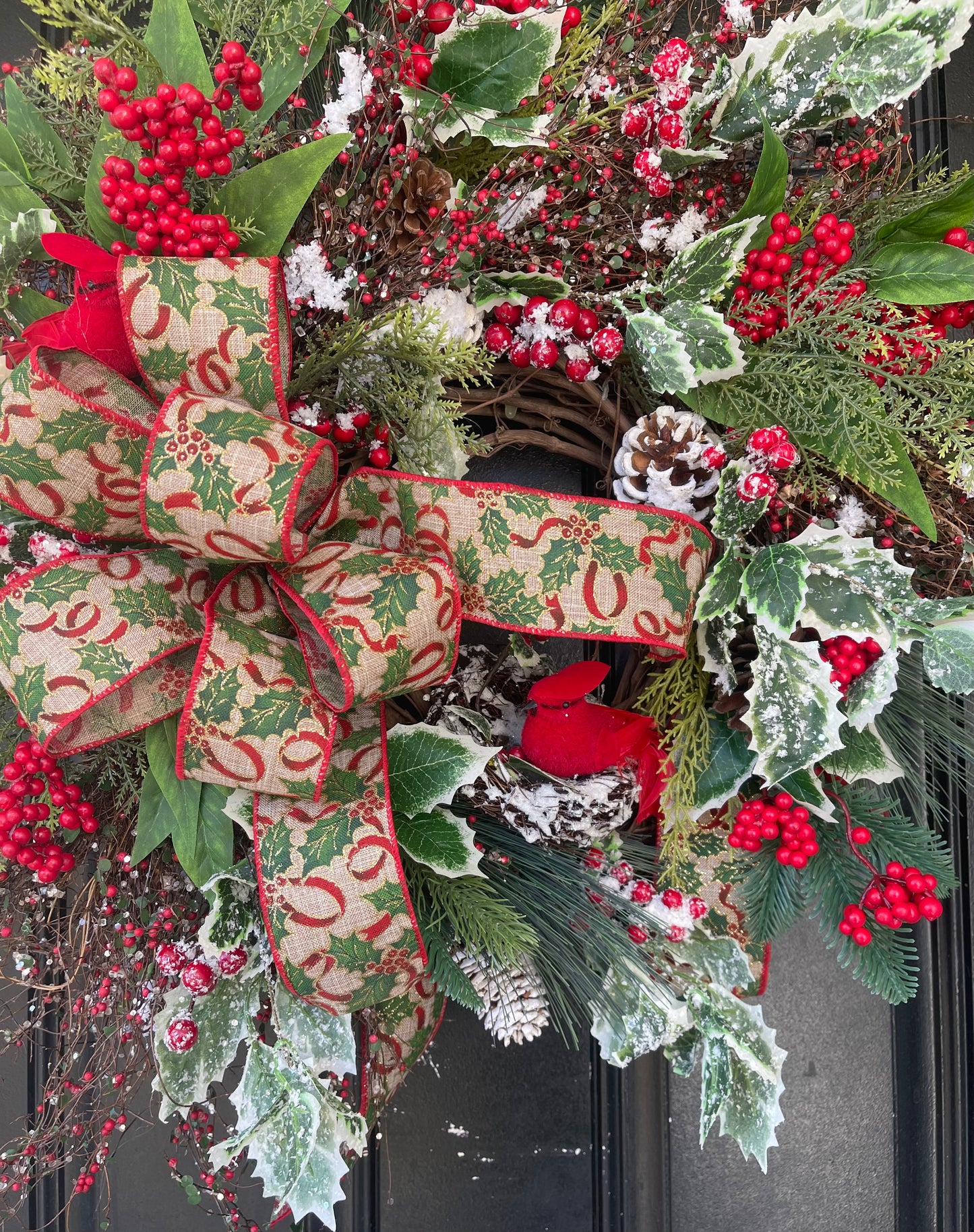 Grapevine Winter Wreath