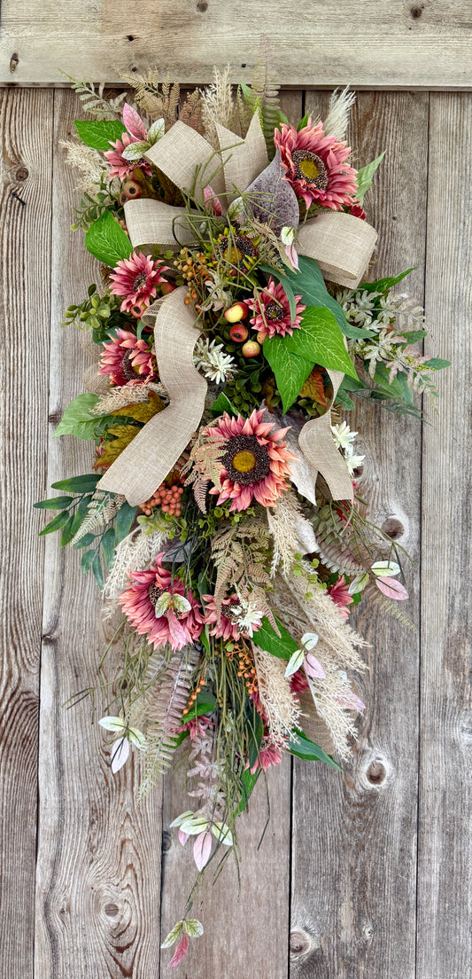 Blush Sunflower Swag Kit