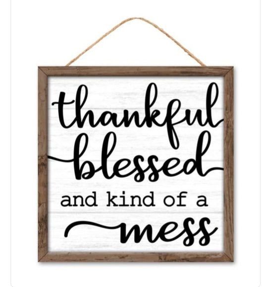 Thankful,Blessed,  Kind of A Mess AP7214