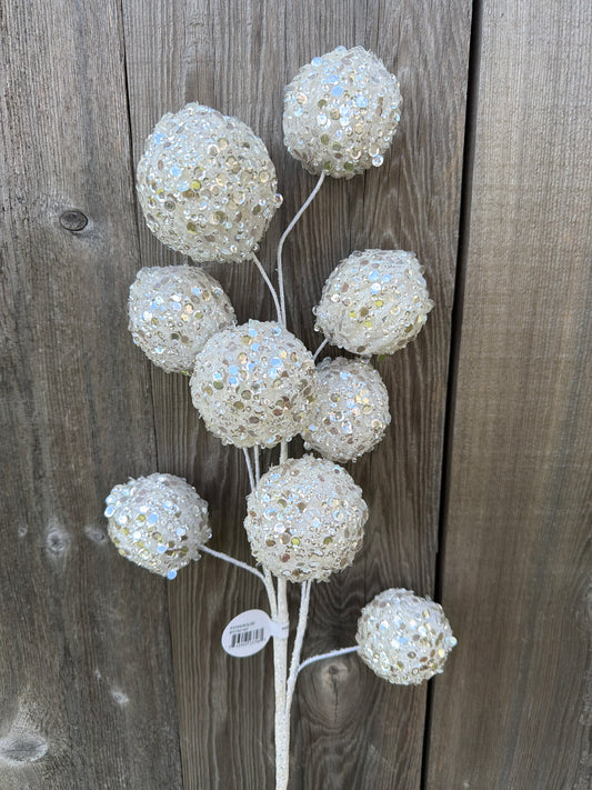 GLITTER W/JEWEL BALL SPRAY    MTX73557
