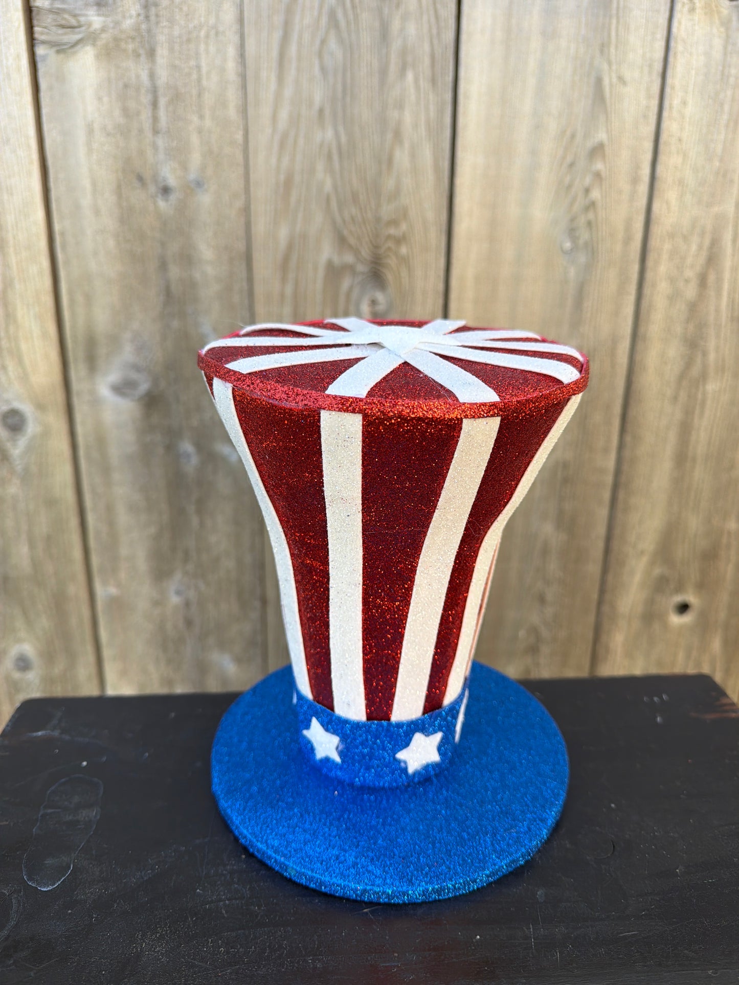 Decor Star Stripe Top Hat   74272RWB