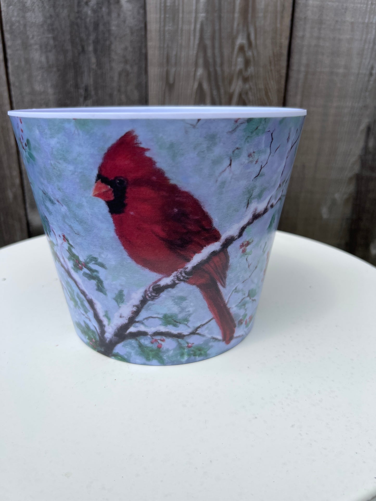 POT COVER #6 YULETIDE CARDINAL	3148304