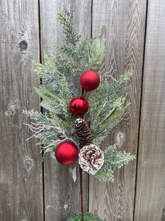 PINE PINECONE BALL SPRAY     85313