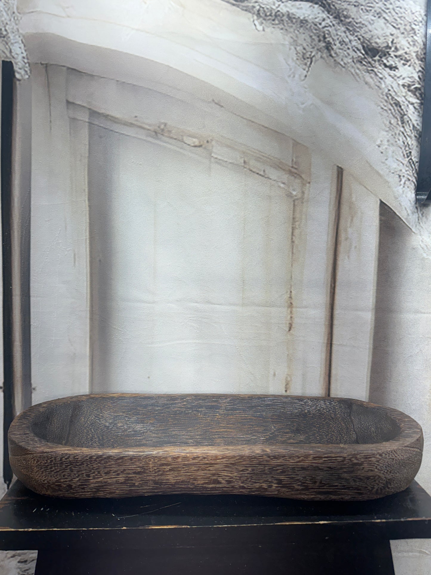 PAULOWNIA OVAL TRAY   AW212830