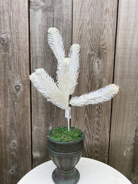 PINE SPRAY W GLITTER    85169