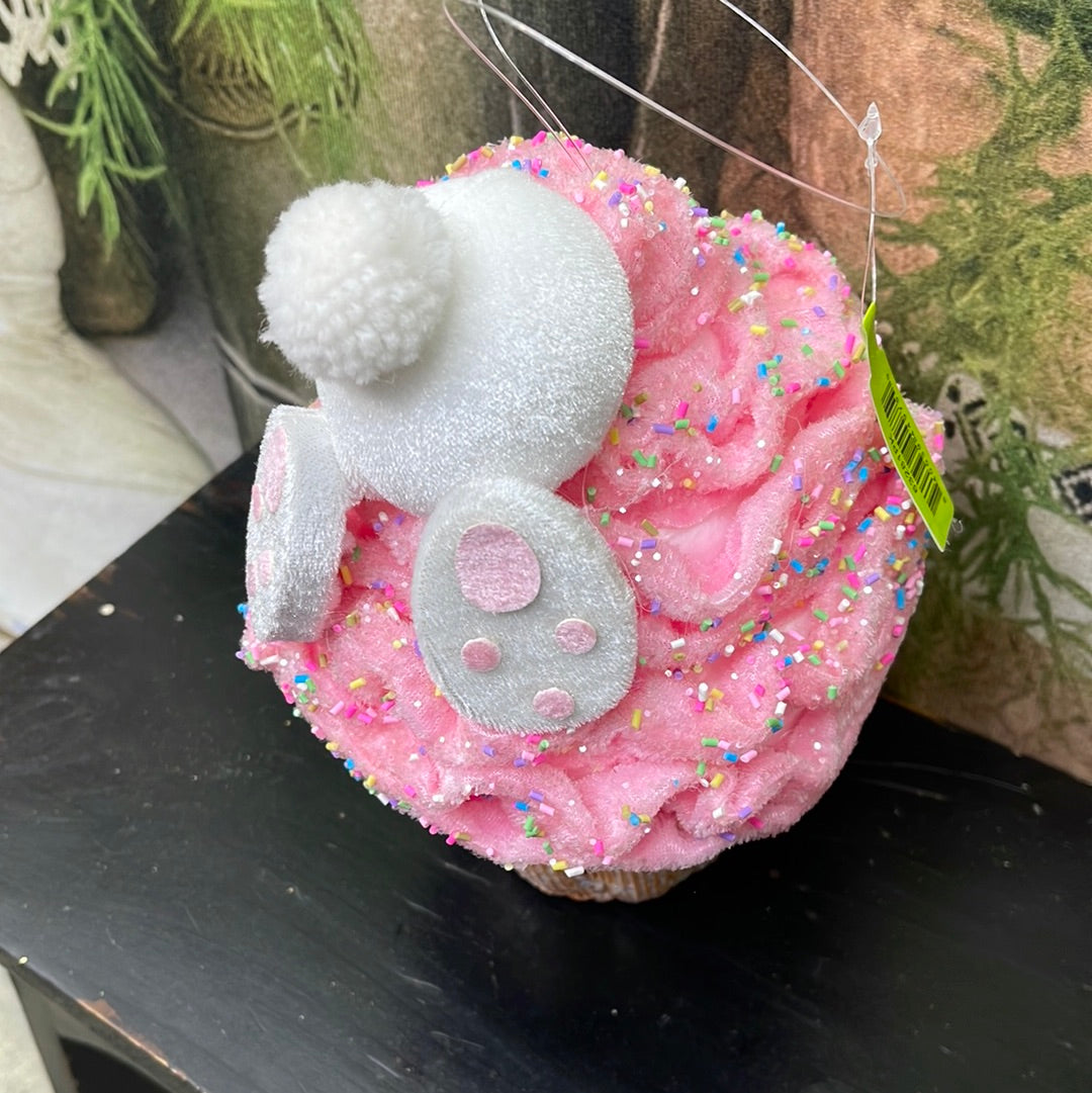 Orn Bunny Butt Cupcake 63281PK