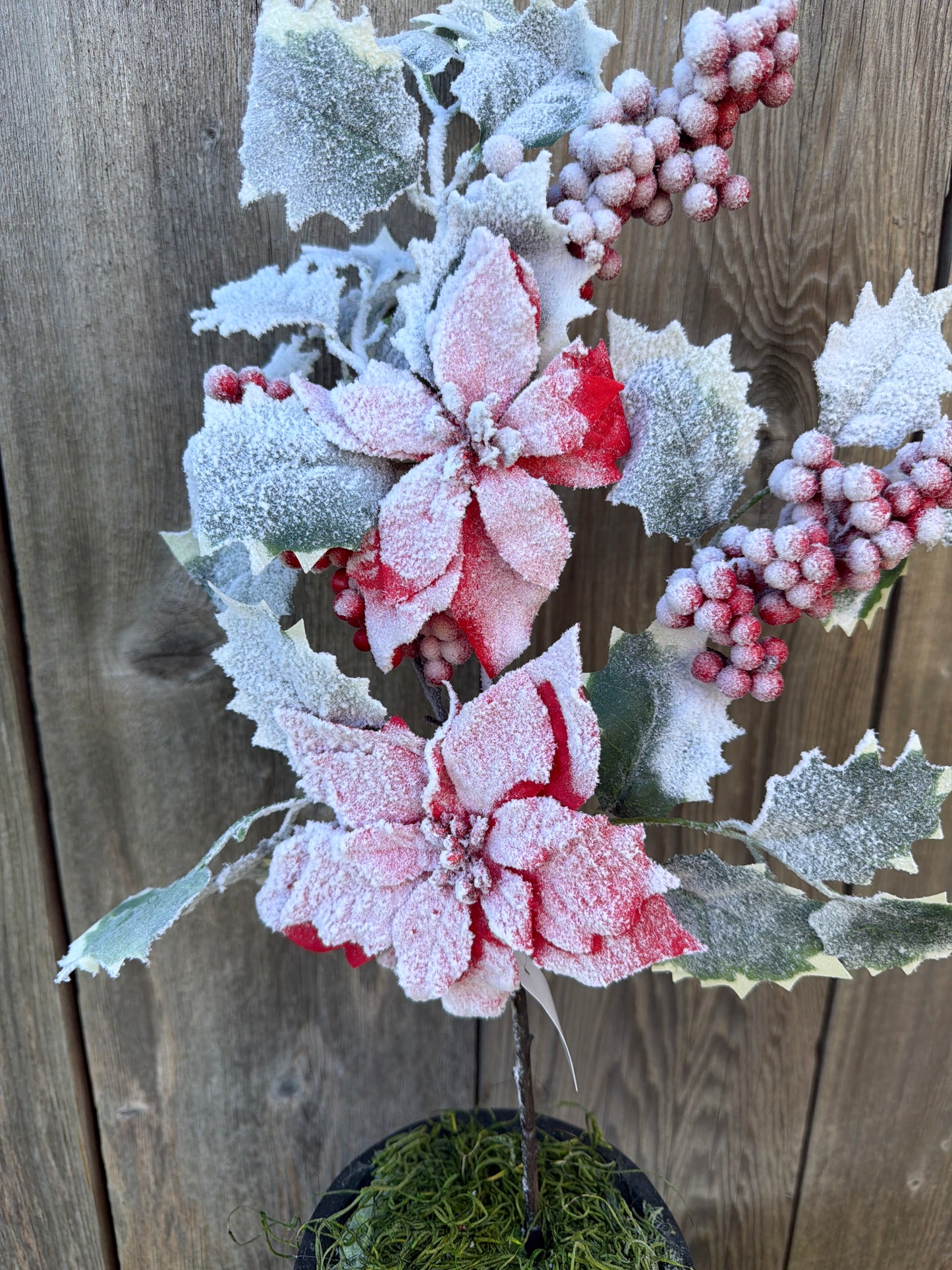 POINSETTIA BERRY SPRAY    85412-RD