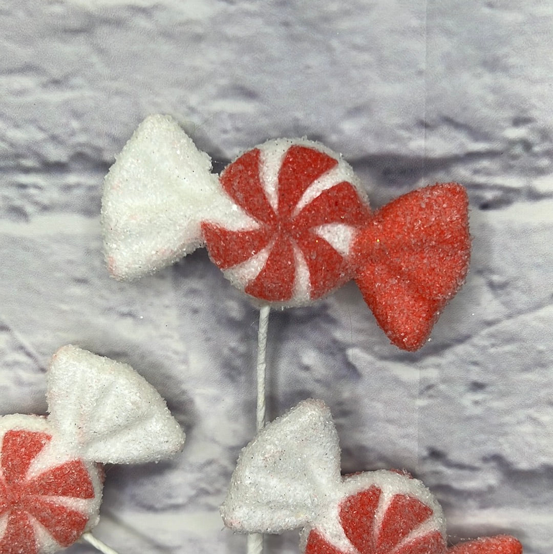 Peppermint Candy Pick    85650RDWT