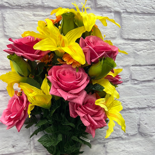Lilium♡ SMYCKA artificial flower, lily/white, 33 ½