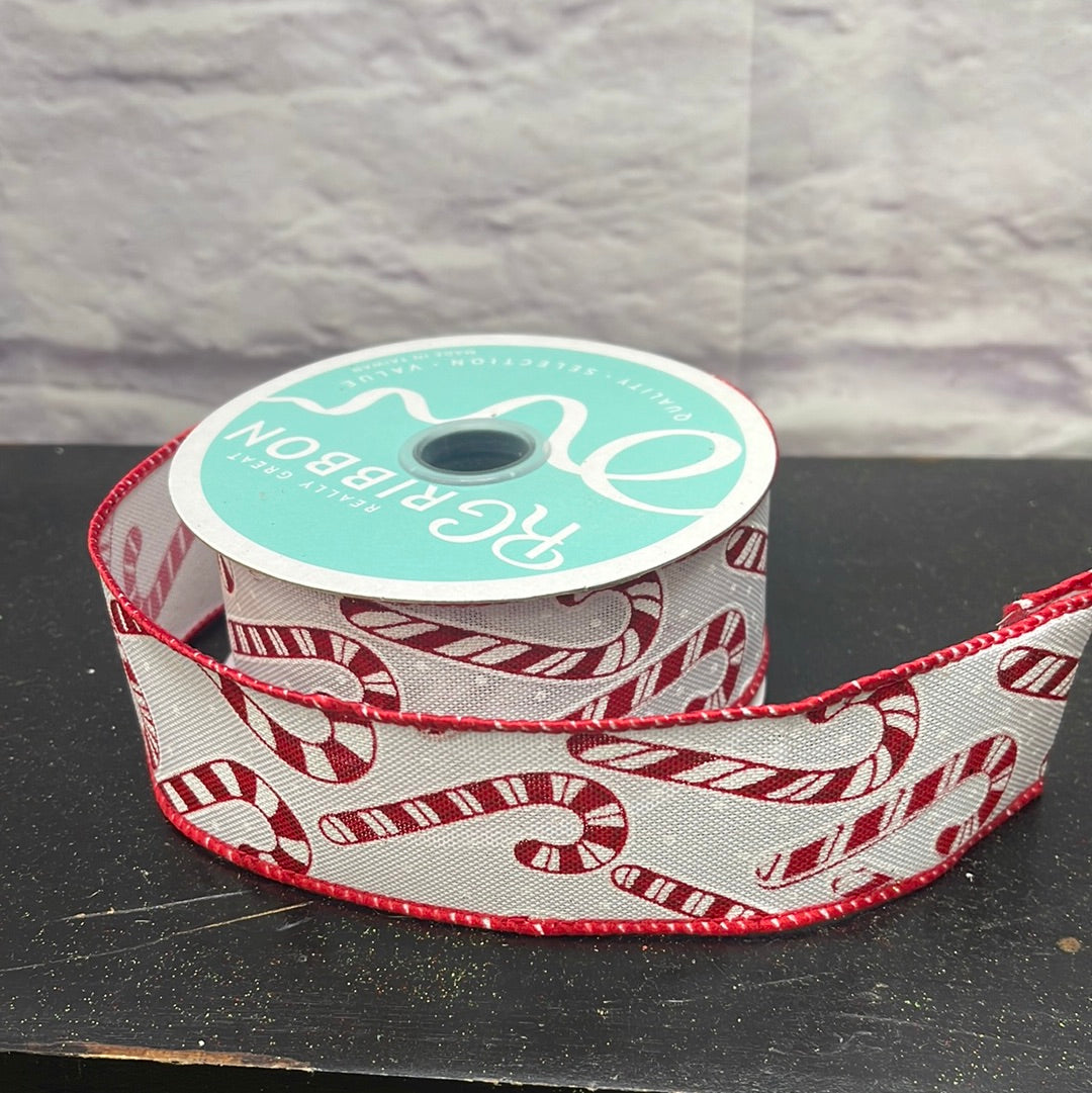 CandyCane Ribbon 1.5”x10YDS  R22609-27