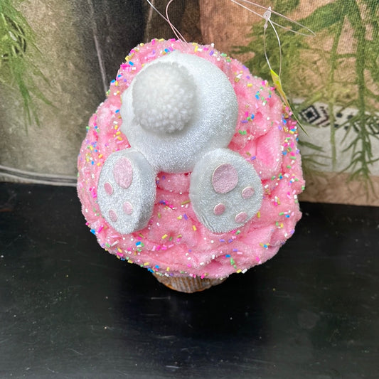 Orn Bunny Butt Cupcake 63281PK