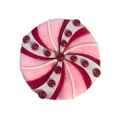 PERFECTLY PEPPERMINT CANDY ORNAMENT   DC22695