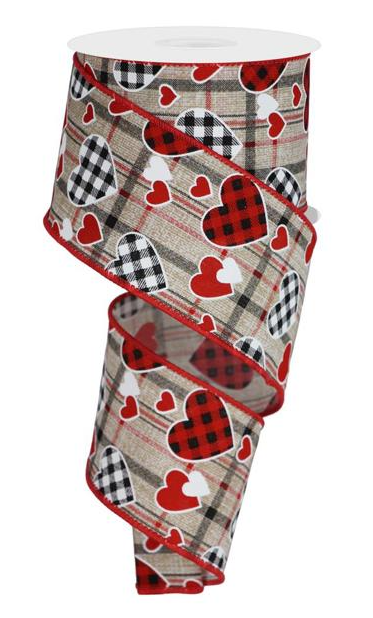 Check Heart/Mini Heart/Plaid     RGE107701