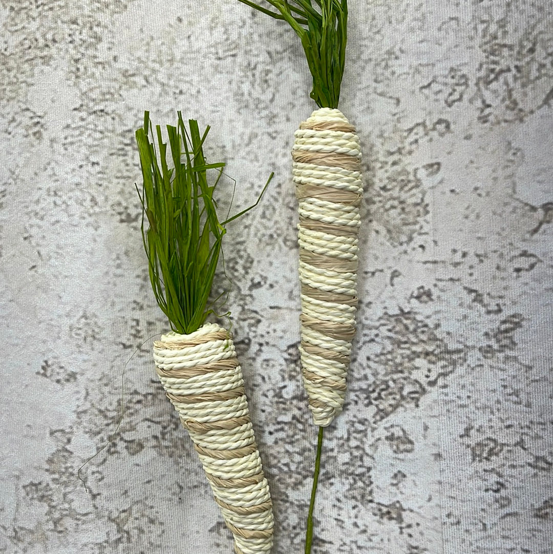 Twine Stripe Carrot Spray x 2     63342NAT