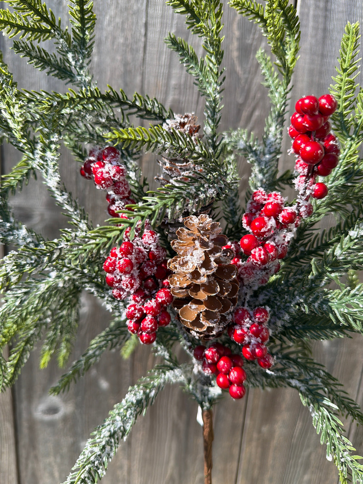 22 IN PINE BERRY CONE BUSH    32125