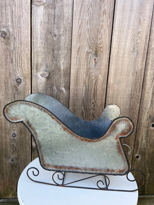 PLANTER LG TIN SLEIGH   9743087