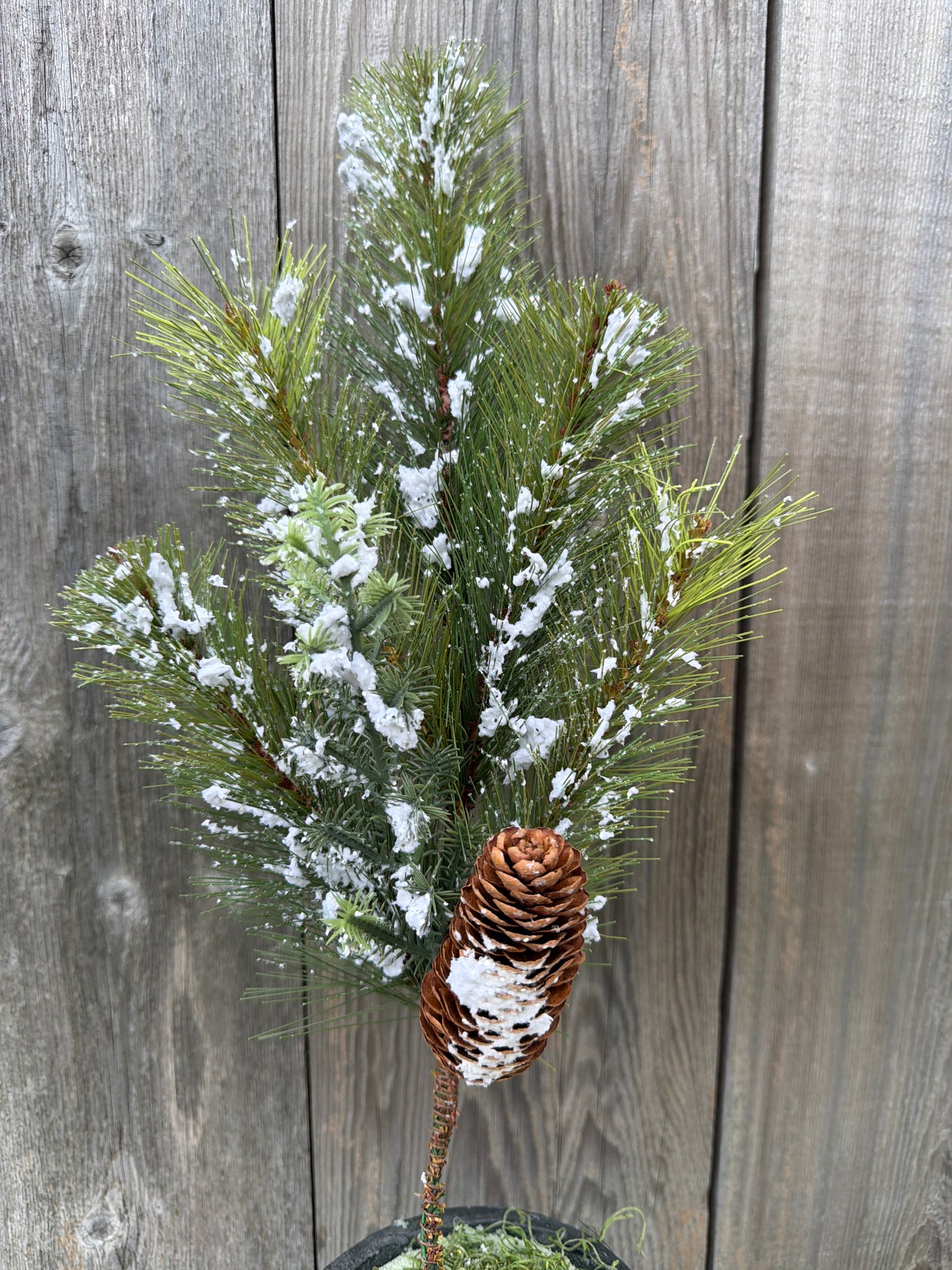 MIX PINECONE PICK SNOW   39625