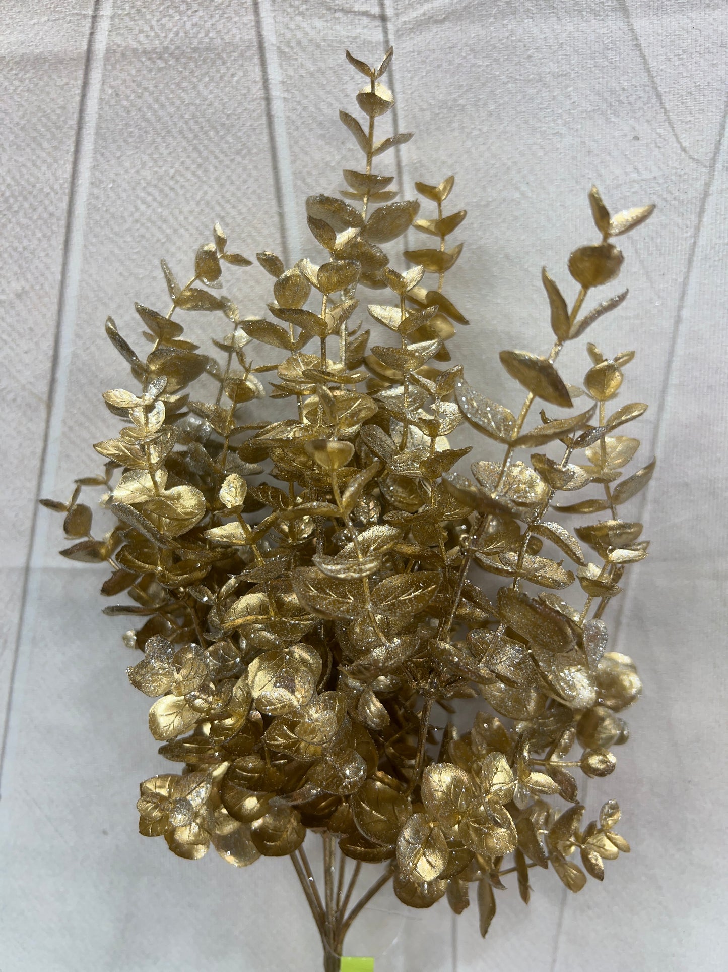 Plastic Eucalyptus Bush Gold   XB552160-058