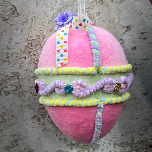 PINK EGG ORN  08-08036