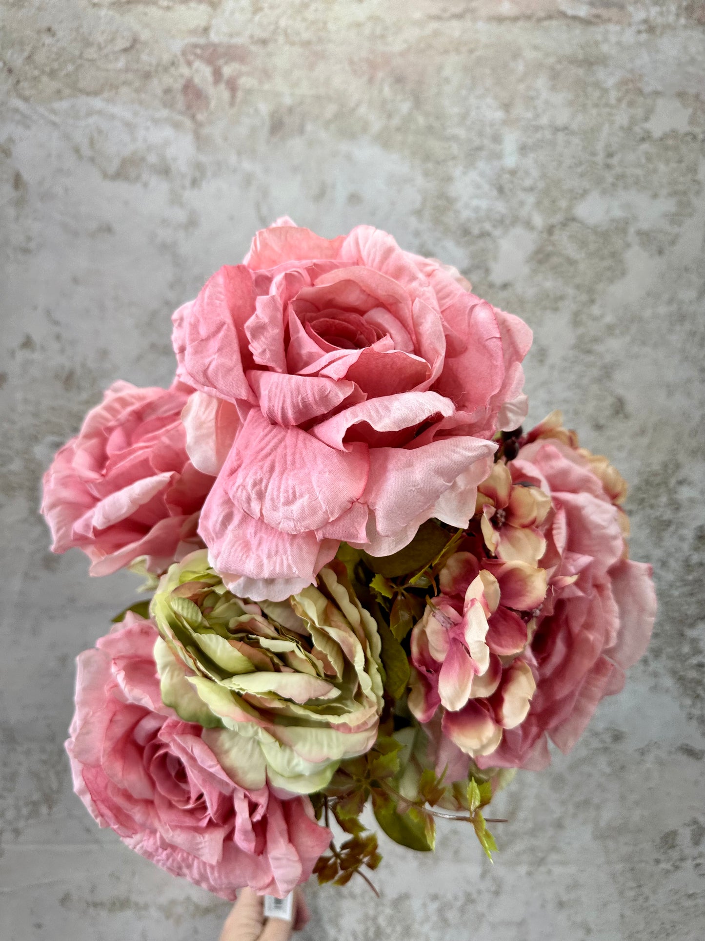 FABRIC ROSE/HYDRANGEA BUSH    FB1934A6