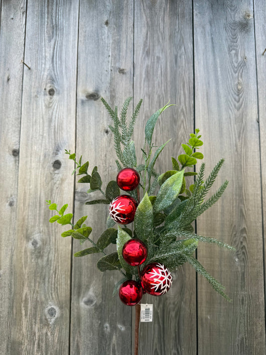 27 IN MIXED LEAF & BALL  32281-RD