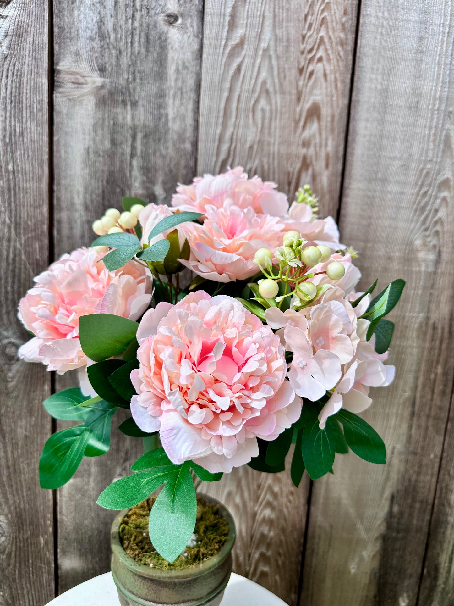 PEONY HYDRANGEA BUSH    84955-BLUSH.PK