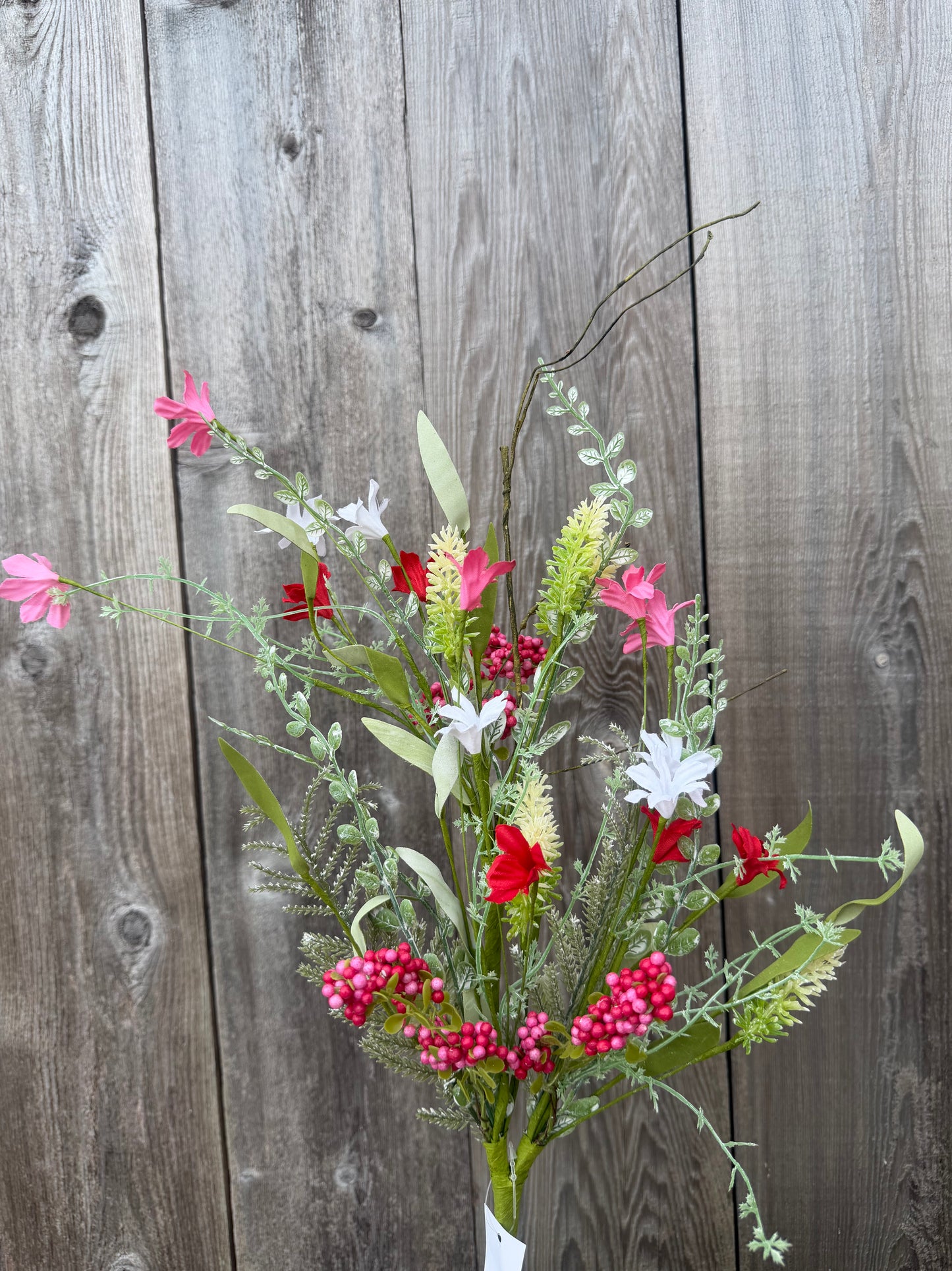 FABRIC FLOWER/EVA LEAF/BEADS SPRAY(60919) FH807174