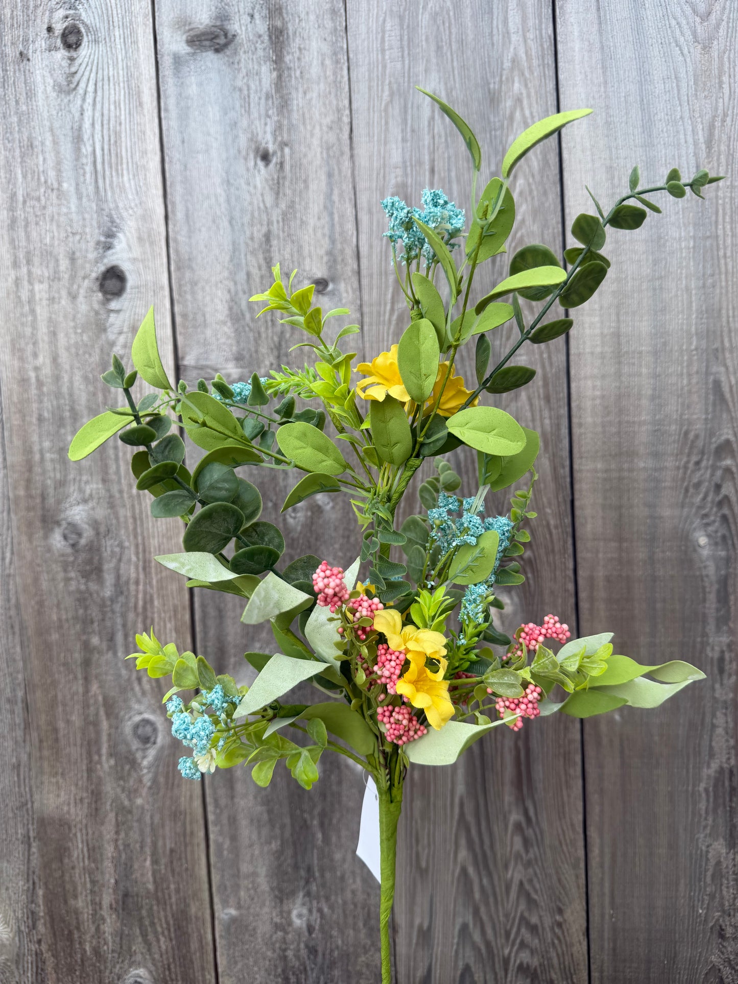 Flower/Bead/Spike/Boxwood Spray  FH8225E3