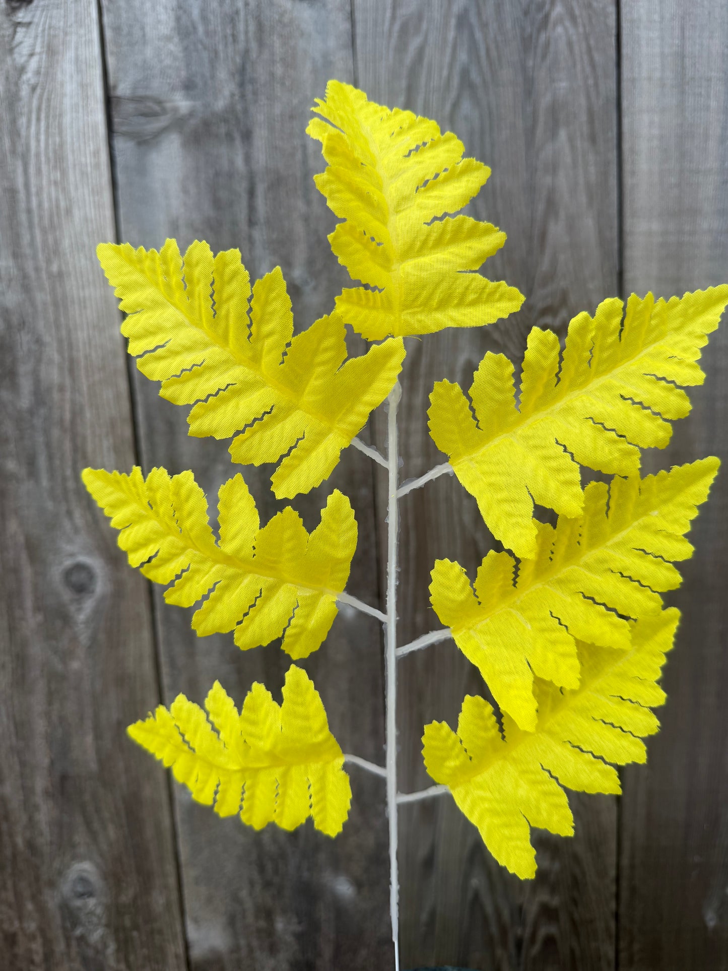 APART SILK LEATHER LEAF BUSH     FG663629 (YELLOW)
