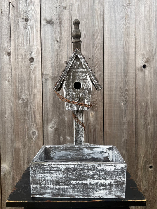 BIRDHOUSE PLANTER   20011307