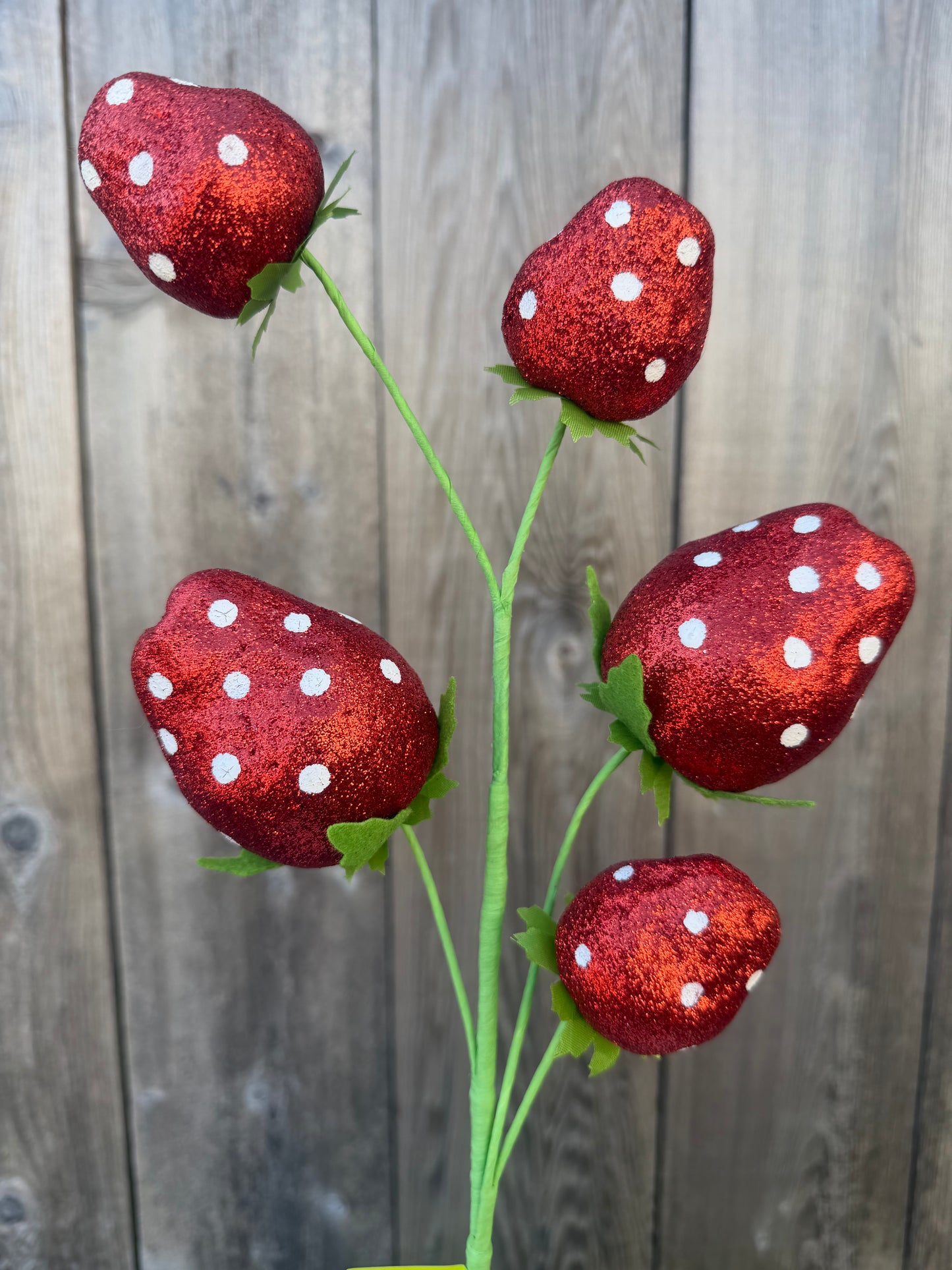 Polkadot Strawberry Spray   63913RD